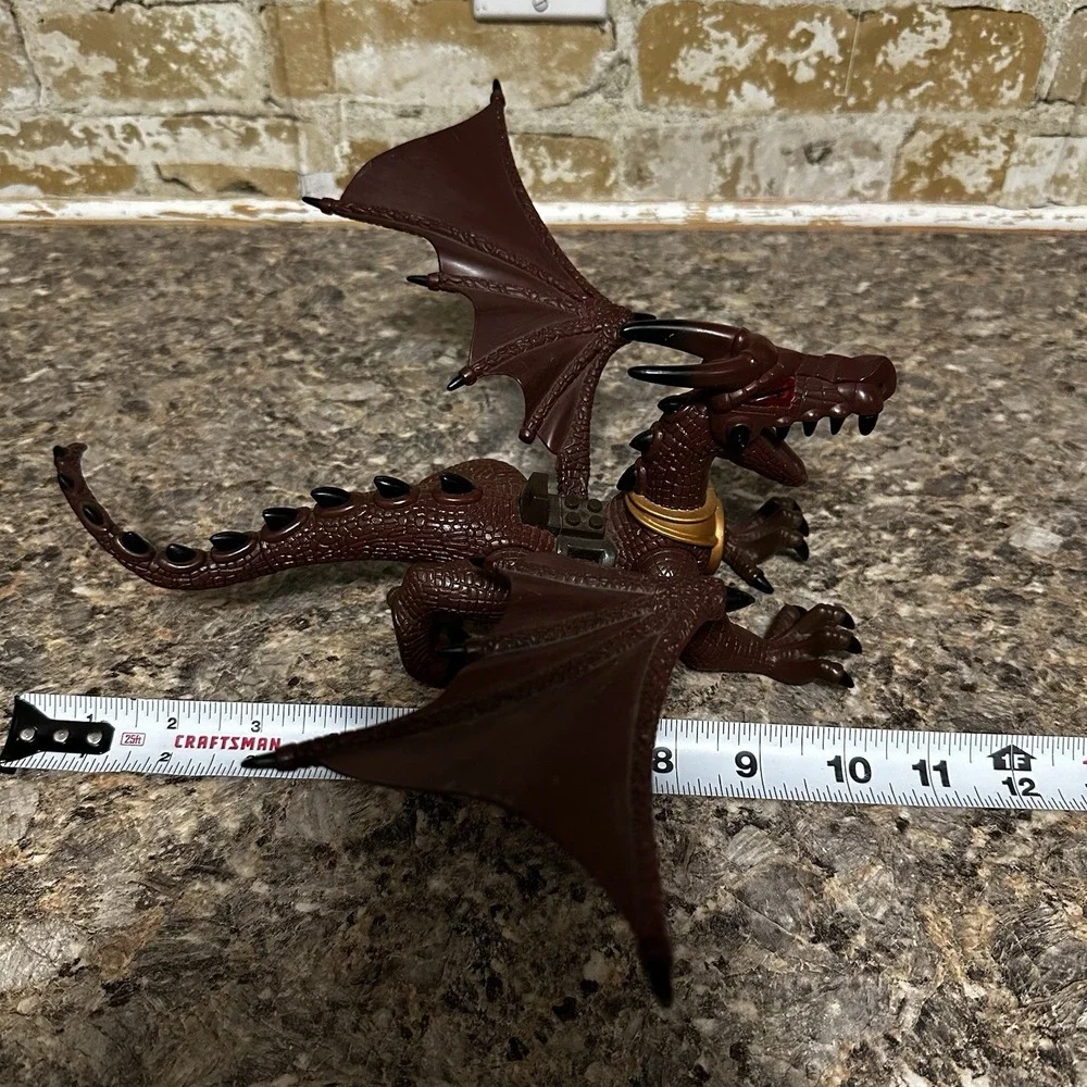 Mega Bloks Dragons Series - Red Black Dragon Figure - No Orb